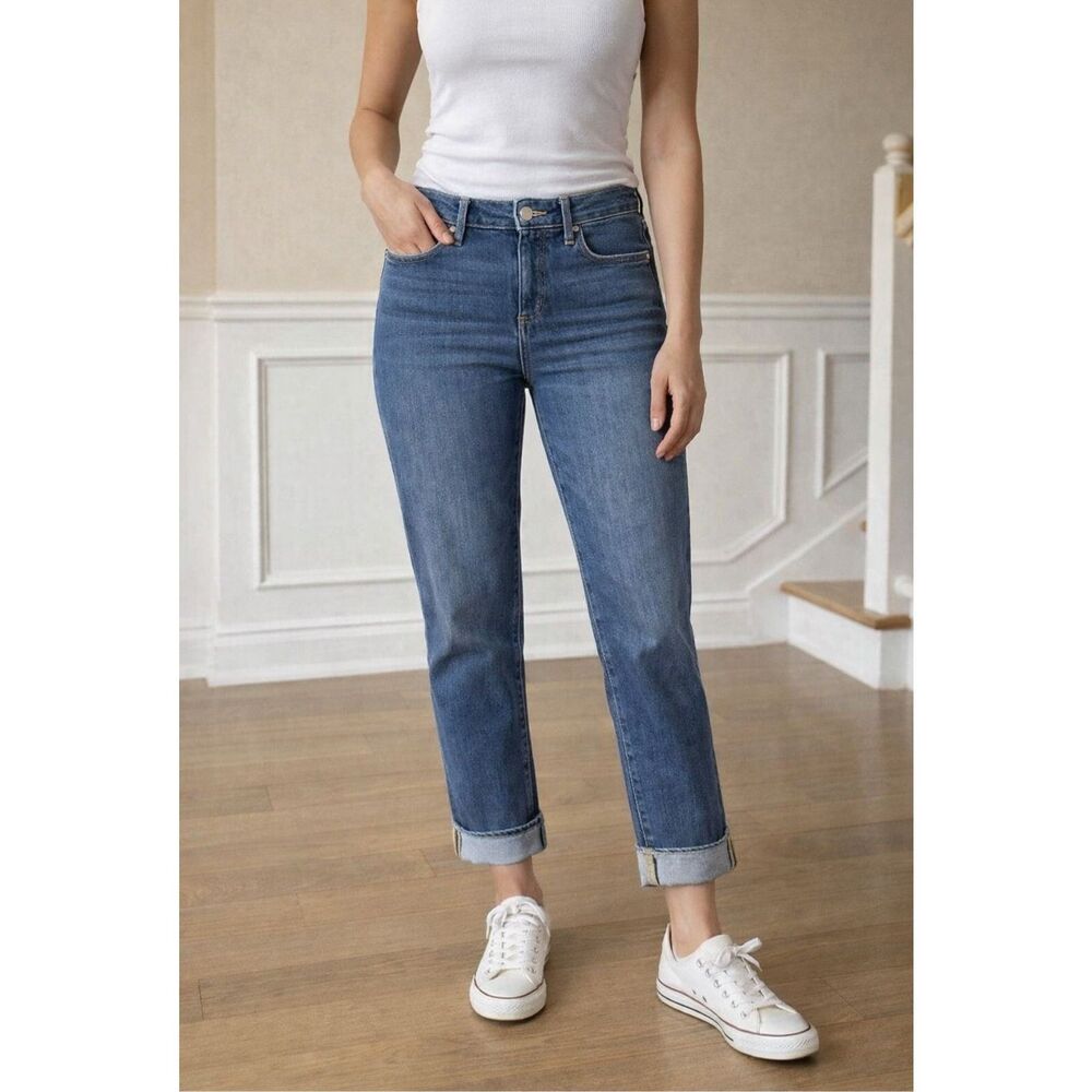 Ann Taylor The Taper Mid Rise Jeans Size 6